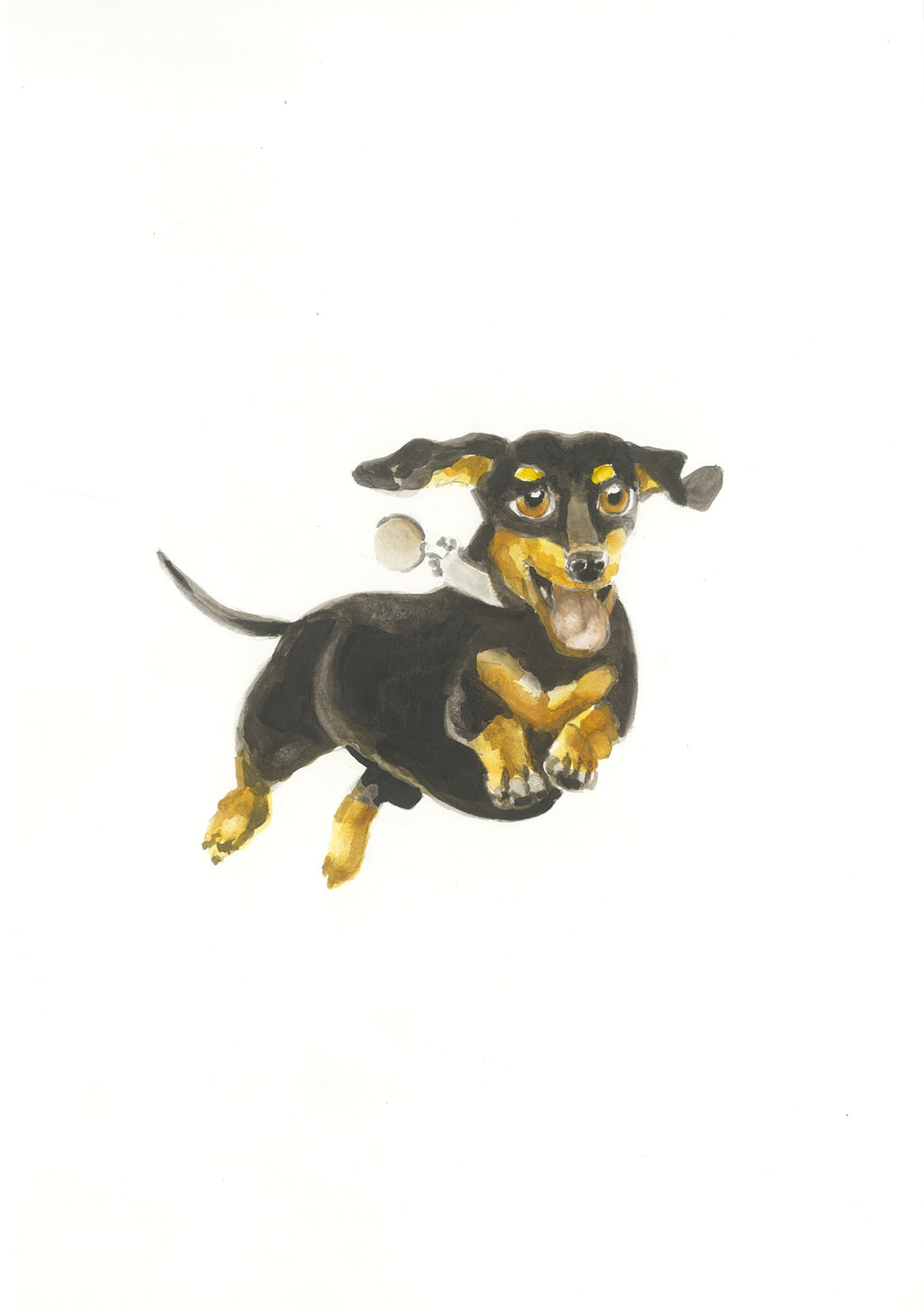 Greeting Card - Dachshund