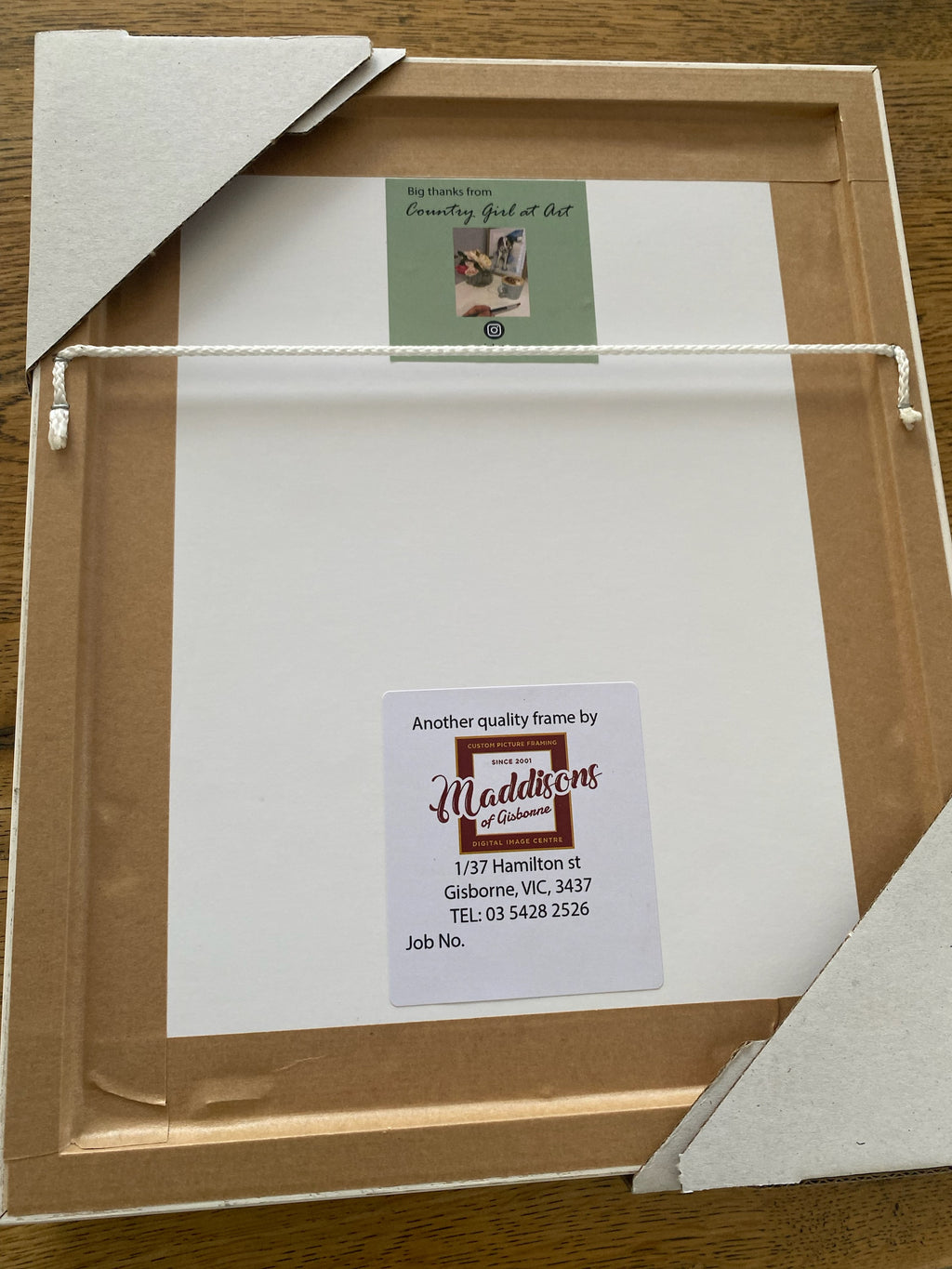 Framed Print (white) - Cinnamon Scroll