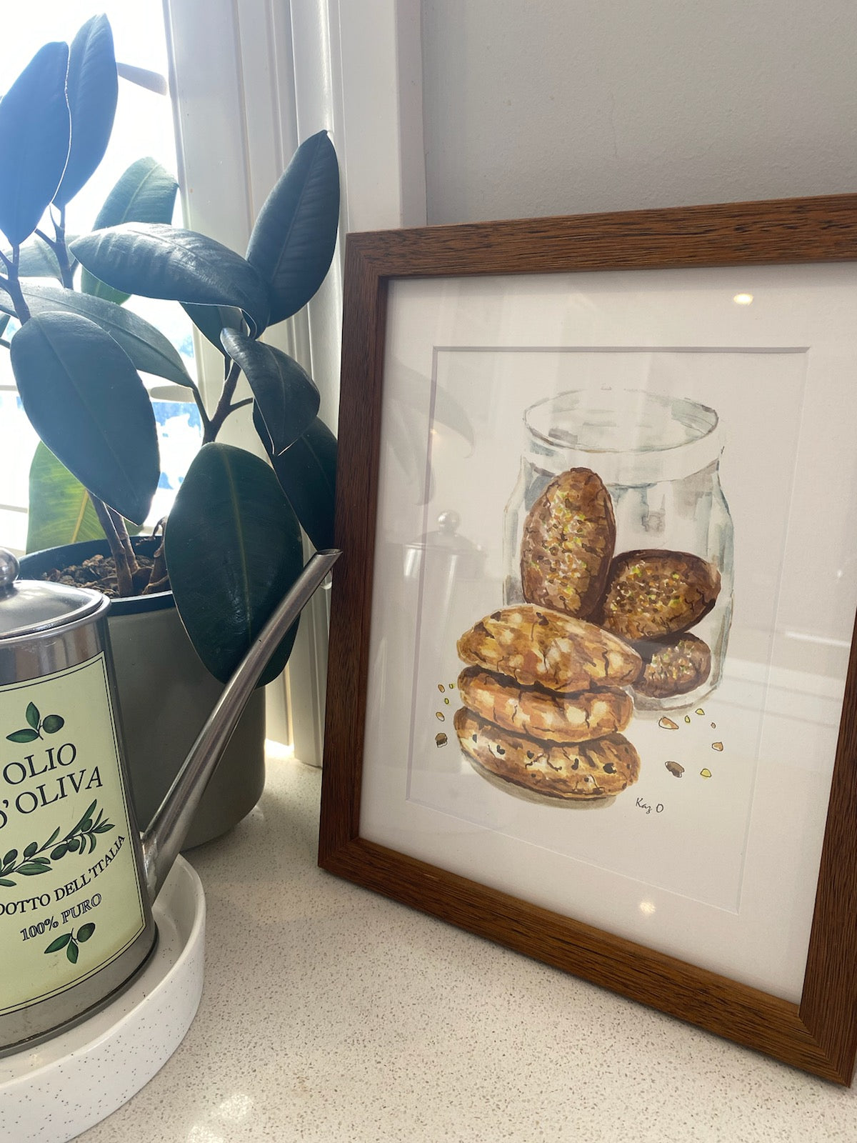 Framed Print - Jar of Biscuits