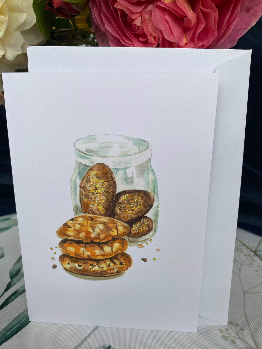 Greeting Card - Jar of Biscuits