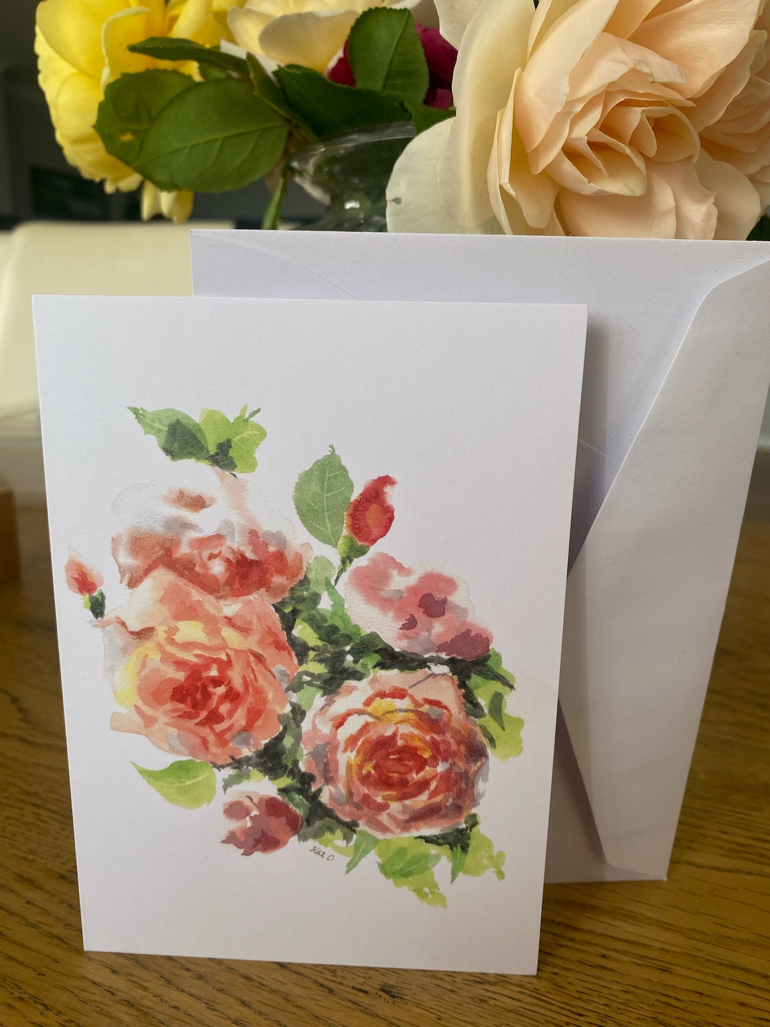 Greeting Cards - Roses