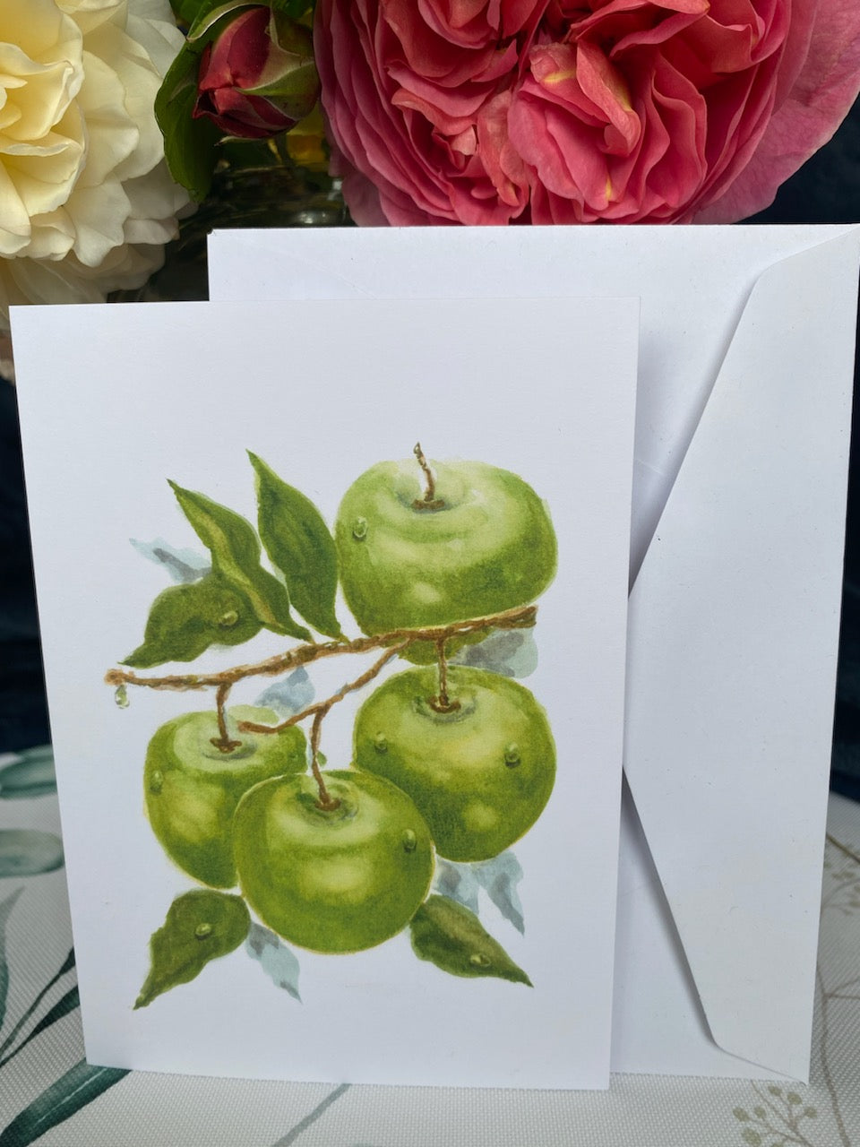 Greeting Card - Green Apples