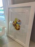 Framed Print (white) - Morning Buns