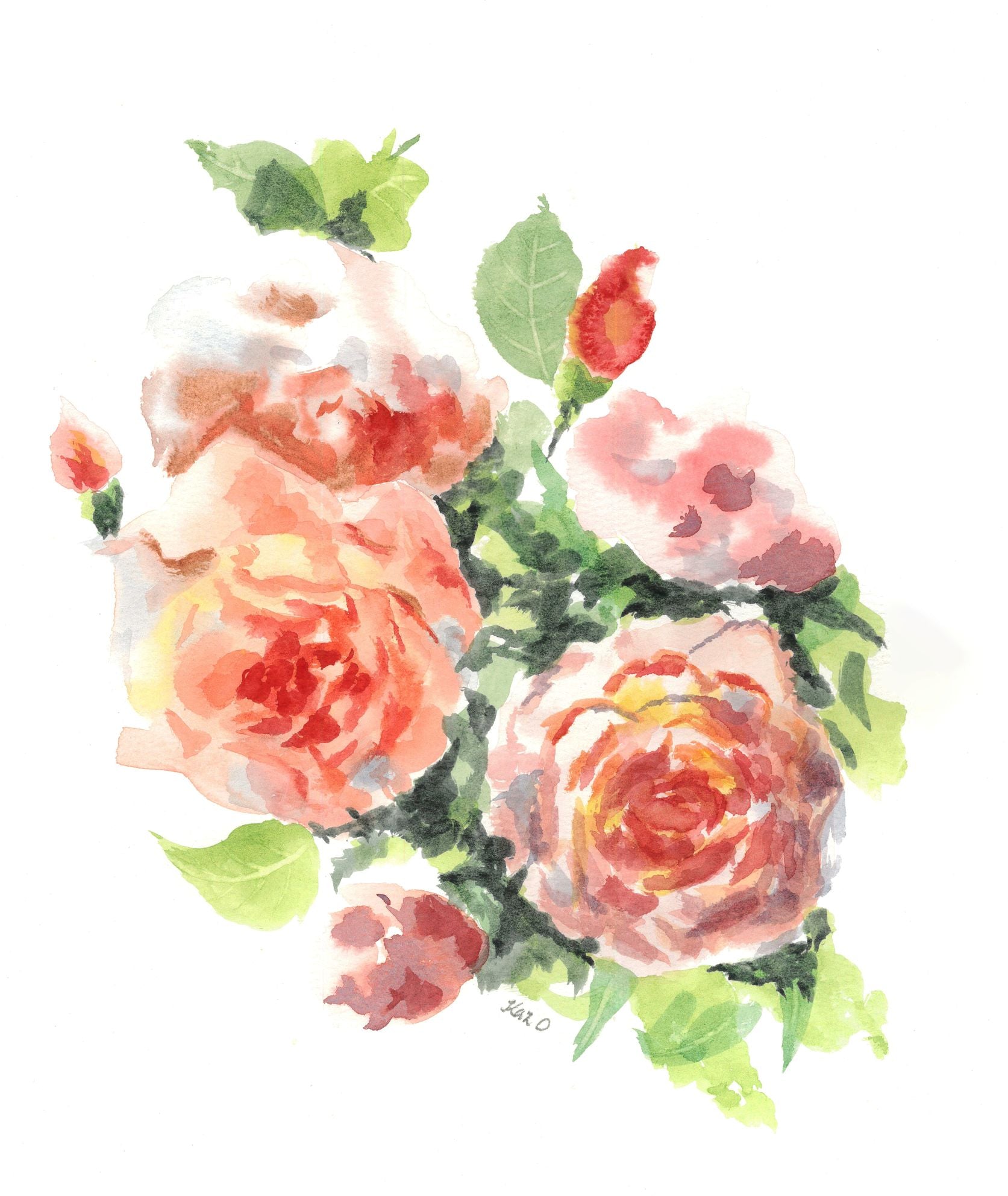 Greeting Cards - Roses