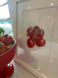 Framed Print (white) - Ripe Tomatoes